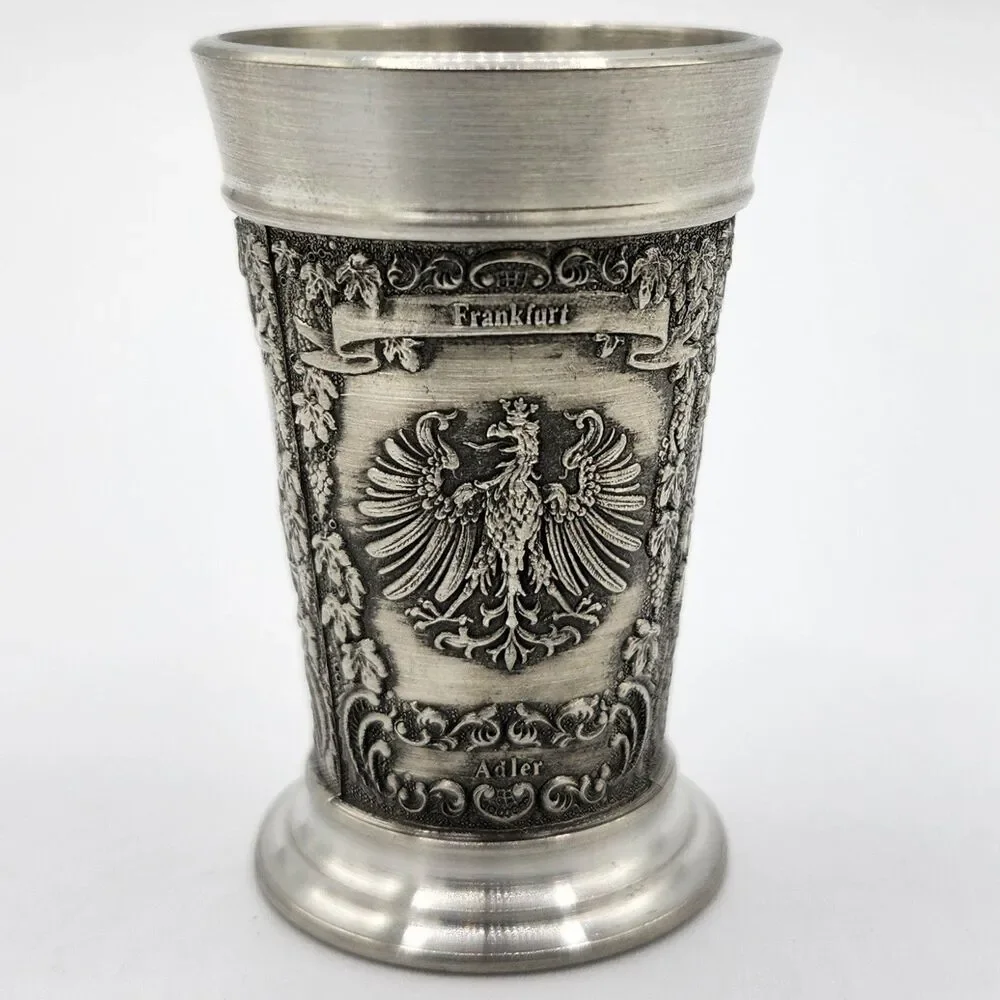 Original Zinn-Becker 95% Zinn Pewter Shot Glass (Frankfurt)